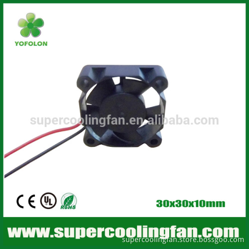 30x30x10mm 12V AVC Fan DC3010B12H mini LED lamp cooling fan